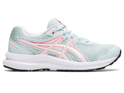 Kids' Asics Contend 7 Running Shoes Aqua Angel/White Canada | CA3869-782