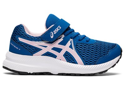 Kids' Asics Contend 7 Running Shoes Lake Drive/Barely Rose Canada | CA2651-324