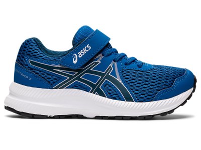 Kids' Asics Contend 7 Running Shoes Lake Drive/Mako Blue Canada | CA9329-647