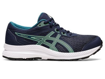 Kids' Asics Contend 8 Sports Shoes Midnight/New Leaf Canada | CA4678-795