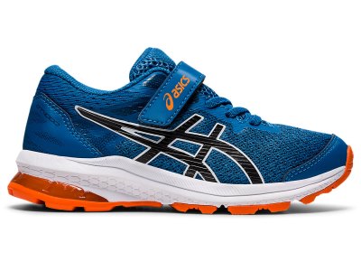 Kids' Asics Gt-1000 10 Running Shoes Reborn Blue/Black Canada | CA2032-355