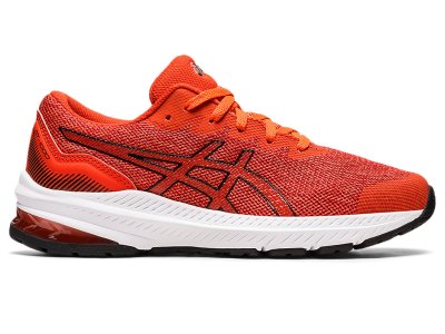 Kids' Asics Gt-1000 11 Sports Shoes Cherry Tomato/Black Canada | CA0404-371