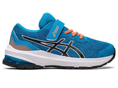 Kids' Asics Gt-1000 11 Sports Shoes Island Blue/Black Canada | CA6488-484