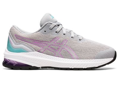 Kids' Asics Gt-1000 11 Sports Shoes Piedmont Grey/Lavender Glow Canada | CA3866-605