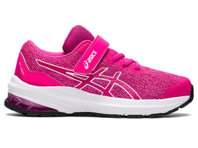 Kids' Asics Gt-1000 11 Sports Shoes Pink Glo/White Canada | CA2523-696