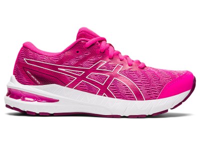 Kids' Asics Gt-2000 10 Running Shoes Pink Glo/White Canada | CA8378-150