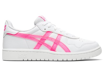 Kids' Asics Japan S Netball Shoes White/Hot Pink Canada | CA8087-019