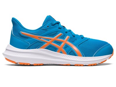 Kids' Asics Jolt 4 Sports Shoes Island Blue/Sun Peach Canada | CA7476-311