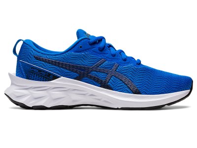 Kids' Asics Novablast 2 Sports Shoes Electric Blue/Deep Ocean Canada | CA3483-897