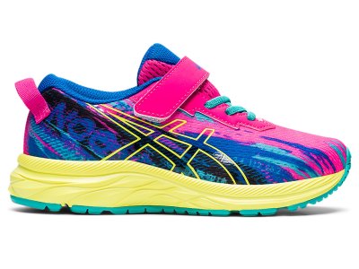 Kids' Asics PRE Noosa Tri 13 Sports Shoes Pink Glo/Sour Yuzu Canada | CA4786-054