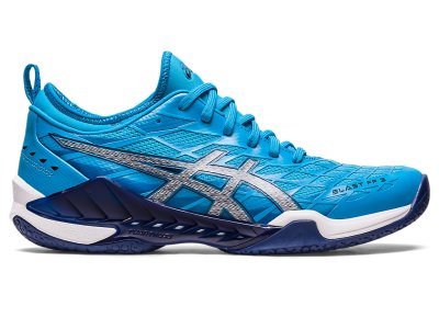 Men's Asics Blast FF 3 Volleyball Shoes Island Blue/Indigo Blue Canada | CA7661-365