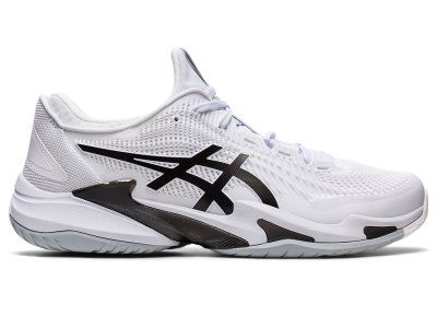 Men's Asics Court FF 3 Tennis Shoes White/Black Canada | CA6768-290