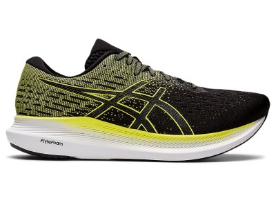 Men's Asics Evoride 2 Running Shoes Black/Glow Yellow Canada | CA2065-804