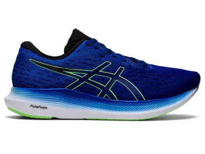 Men's Asics Evoride 2 Running Shoes Monaco Blue/Bright Lime Canada | CA7012-609