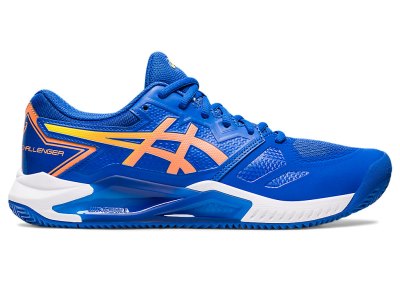 Men's Asics Gel-challenger 13 Clay Tennis Shoes Tuna Blue/Sun Peach Canada | CA6368-307