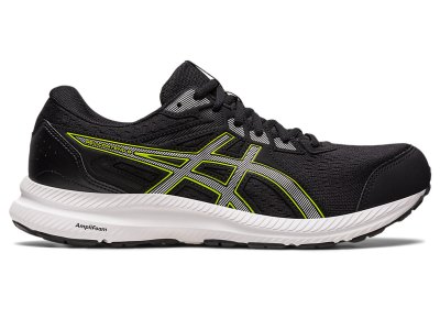 Men's Asics Gel-contend 8 Running Shoes Black/Pure Silver Canada | CA1105-123