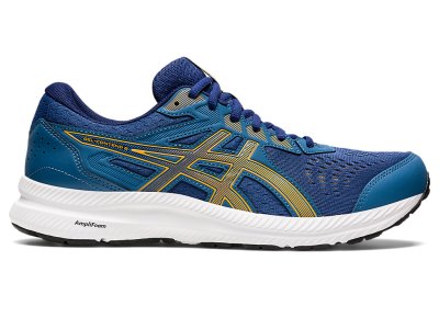 Men's Asics Gel-contend 8 Running Shoes Azure/Amber Canada | CA5780-492