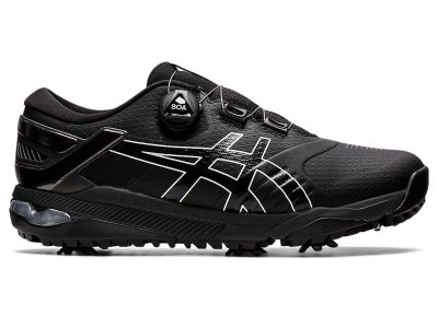 Men's Asics Gel-course Duo BOA Golf Shoes Black/Black Canada | CA4057-409