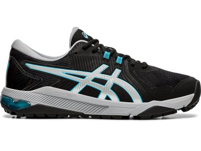 Men's Asics Gel-course Glide Golf Shoes Black/Silver Canada | CA4649-795