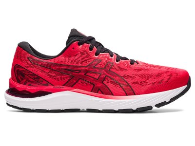 Men's Asics Gel-cumulus 23 Running Shoes Electric Red/Black Canada | CA9283-559