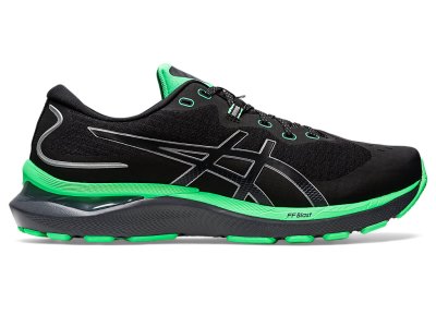 Men's Asics Gel-cumulus 24 Lite-show Running Shoes Black/New Leaf Canada | CA1503-105