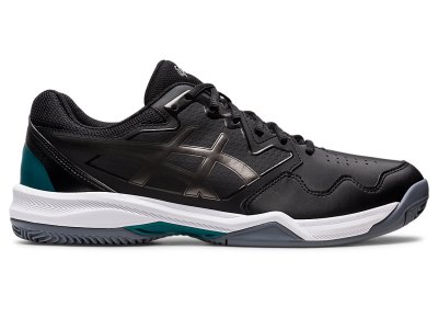 Men's Asics Gel-dedicate 7 Clay Tennis Shoes Black/Gunmetal Canada | CA0513-906