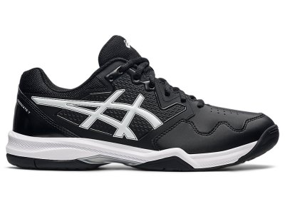 Men's Asics Gel-dedicate 7 Tennis Shoes Black/White Canada | CA3581-489