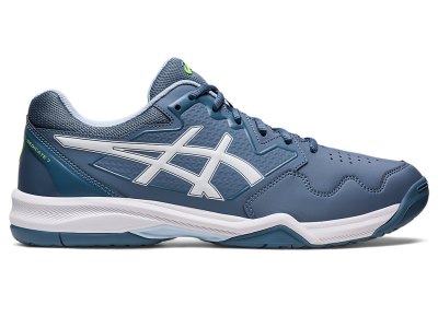 Men's Asics Gel-dedicate 7 Tennis Shoes Steel Blue/White Canada | CA6591-610