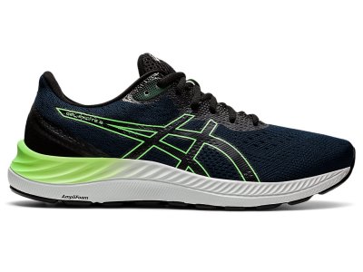 Men's Asics Gel-eXCite 8 Running Shoes French Blue/Bright Lime Canada | CA1032-278