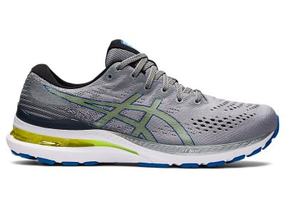 Men's Asics Gel-kayano 28 Running Shoes Sheet Rock/Hazard Green Canada | CA0889-186