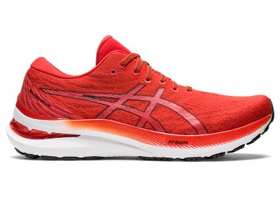 Men's Asics Gel-kayano 29 Running Shoes Cherry Tomato/Black Canada | CA5405-495