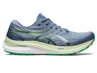 Men's Asics Gel-kayano 29 Running Shoes Steel Blue/Lime Zest Canada | CA7277-854