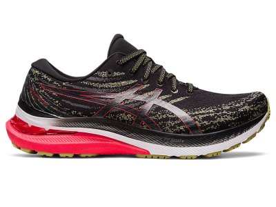 Men's Asics Gel-kayano 29 Running Shoes Black/Electric Red Canada | CA8292-845