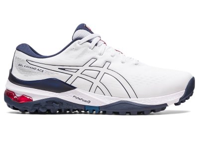 Men's Asics Gel-kayano ACE Golf Shoes White/White Canada | CA1182-076