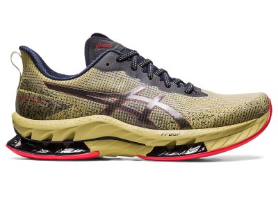 Men's Asics Gel-kinsei Blast LE 2 Running Shoes Olive Oil/Electric Red Canada | CA0121-149