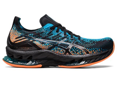 Men's Asics Gel-kinsei Blast Running Shoes Black/Island Blue Canada | CA5445-437