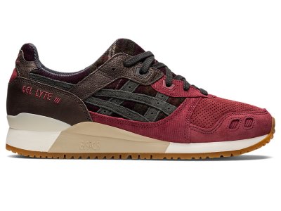 Men's Asics Gel-lyte III OG Sneakers Brisket Red/Obsidian Grey Canada | CA3779-665