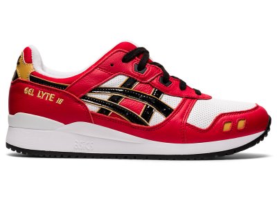 Men's Asics Gel-lyte III OG Sneakers Classic Red/Black Canada | CA0217-845