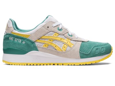 Men's Asics Gel-lyte III OG Sneakers Sage/Banana Cream Canada | CA2786-555