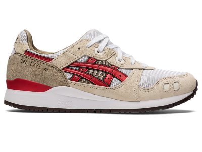 Men's Asics Gel-lyte III OG Sneakers Smoke Grey/Red Alert Canada | CA8590-304