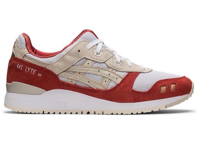 Men's Asics Gel-lyte III OG Sneakers White/Smoke Grey Canada | CA8963-236