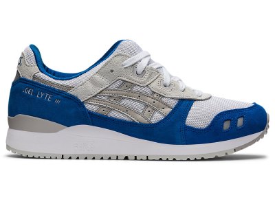 Men's Asics Gel-lyte III OG Sneakers White/Oyster Grey Canada | CA9450-189