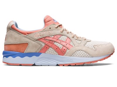 Men's Asics Gel-lyte V Spring In Japan Sneakers Cream/Salmon Canada | CA3088-606