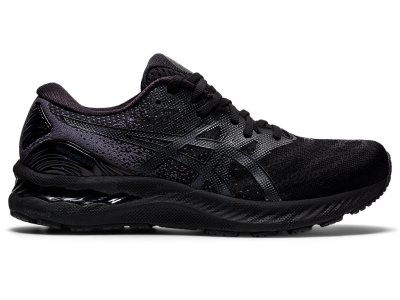 Men's Asics Gel-nimbus 23 Running Shoes Black/Black Canada | CA9188-512