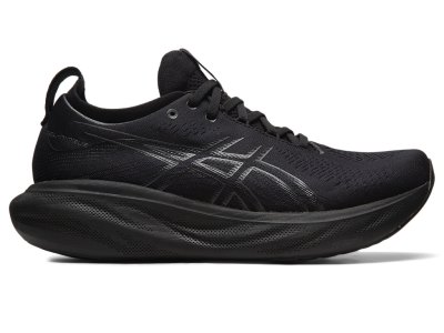 Men's Asics Gel-nimbus 25 Running Shoes Black/Black Canada | CA2202-622