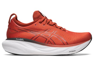 Men's Asics Gel-nimbus 25 Running Shoes Spice Latte/Black Canada | CA3723-160