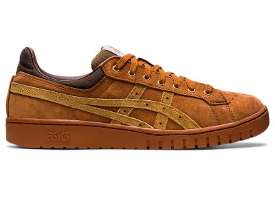 Men's Asics Gel-ptg Netball Shoes Almond Brown/Tan Presidio Canada | CA5144-768