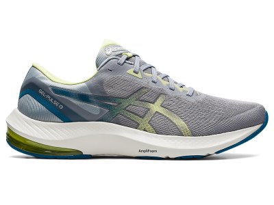 Men's Asics Gel-pulse 13 Running Shoes Sheet Rock/Glow Yellow Canada | CA1351-487