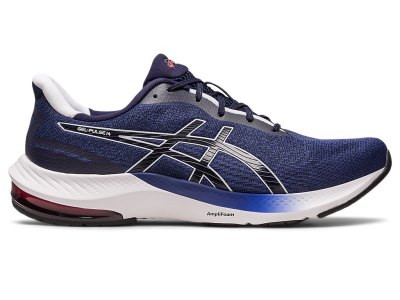 Men's Asics Gel-pulse 14 Running Shoes Indigo Blue/White Canada | CA4838-087