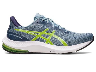 Men's Asics Gel-pulse 14 Running Shoes Light Steel/Lime Zest Canada | CA5875-935